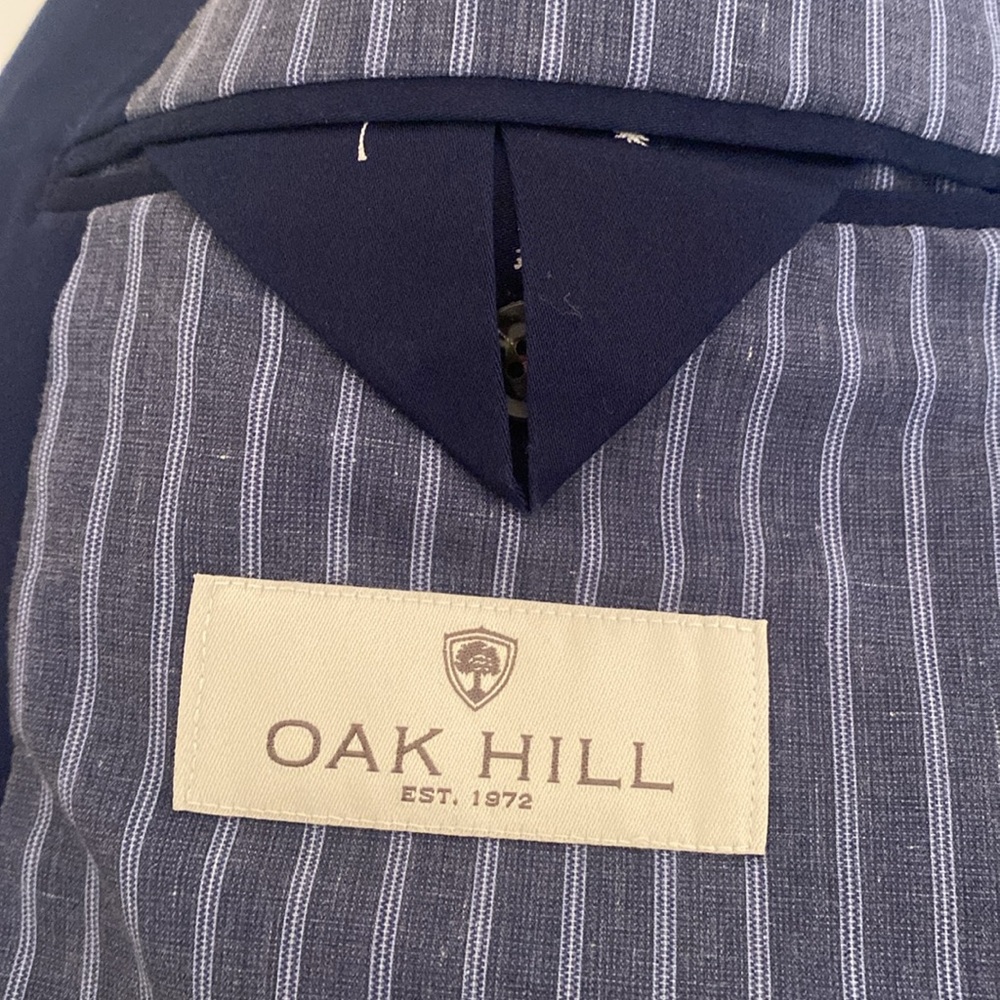 Oak Hill • Palm Print Cotton Sport Coat - Picture 11 of 14